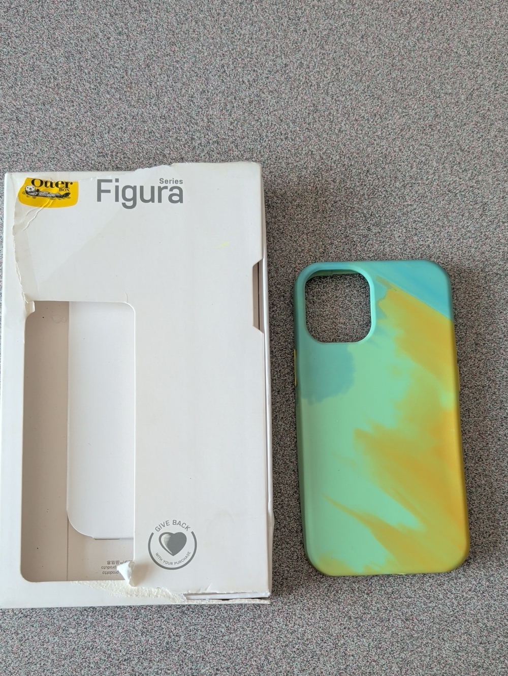 OtterBox Figura Series Turquoise & Yellow Gradient iPhone Case